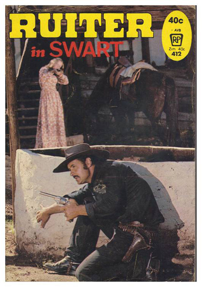 Ruiter in Swart